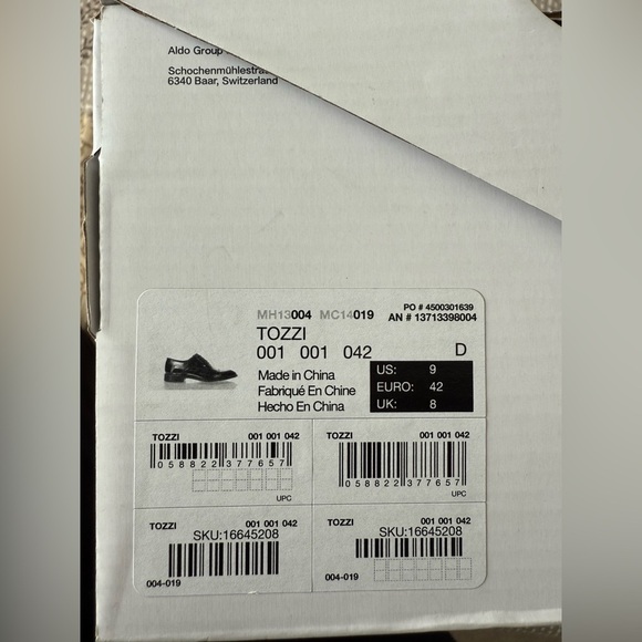 Aldo Tozzi Black Dress Shoes - Picture 2 of 6